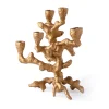 POLSPOTTEN Apple tree kandelaar S 32,5 cm, Goud< Kandelaars