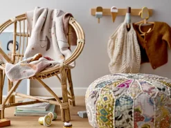 Bloomingville Aranya kleerhanger rotan 17x30 cm, Natuur< Kapstokken & Hangrekken|Haken & Hangers