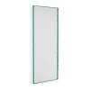 HAY Arcs Mirror Rectangle M spiegel 50x133,5 cm, Green< Wandspiegels