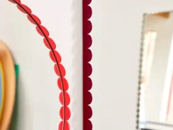 HAY Arcs Mirror spiegel Ø60 cm, Red< Ronde Spiegels|Wandspiegels