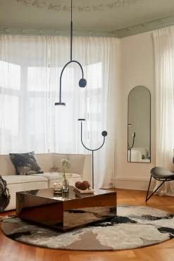 AYTM Arcus spiegel 140 cm, Zwart< Wandspiegels