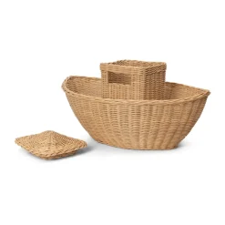 Ferm Living Ark gevlochten opbergmand, Natuurlijk< Opbergoplossingen Voor De Kinderkamer|Opbergmanden