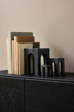 Gejst Arkis boekensteun 3-delig, Zwart< Decoratieve Accessoires