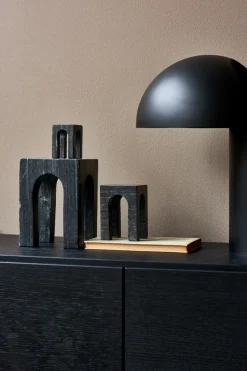 Gejst Arkis boekensteun 3-delig, Zwart< Decoratieve Accessoires