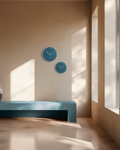 Arne Jacobsen Clocks Arne Jacobsen City Hall klok, Blauw, Ø21 cm< Wandklokken