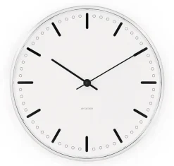 Arne Jacobsen Clocks Arne Jacobsen City Hall klok, Wit, Ø16 cm< Wandklokken