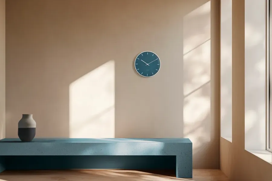 Arne Jacobsen Clocks Arne Jacobsen City Hall klok, Blauw, Ø29 cm< Wandklokken