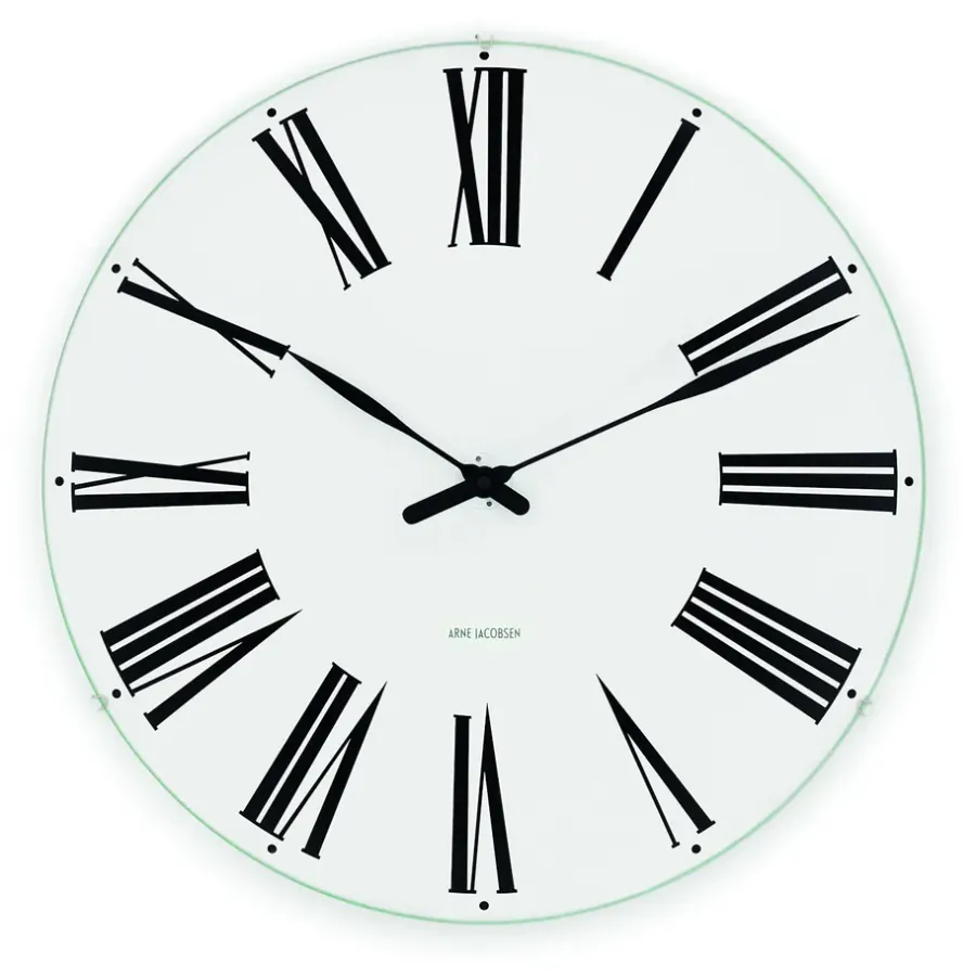 Arne Jacobsen Clocks Arne Jacobsen Roman wandklok, Ø 16 cm< Wandklokken