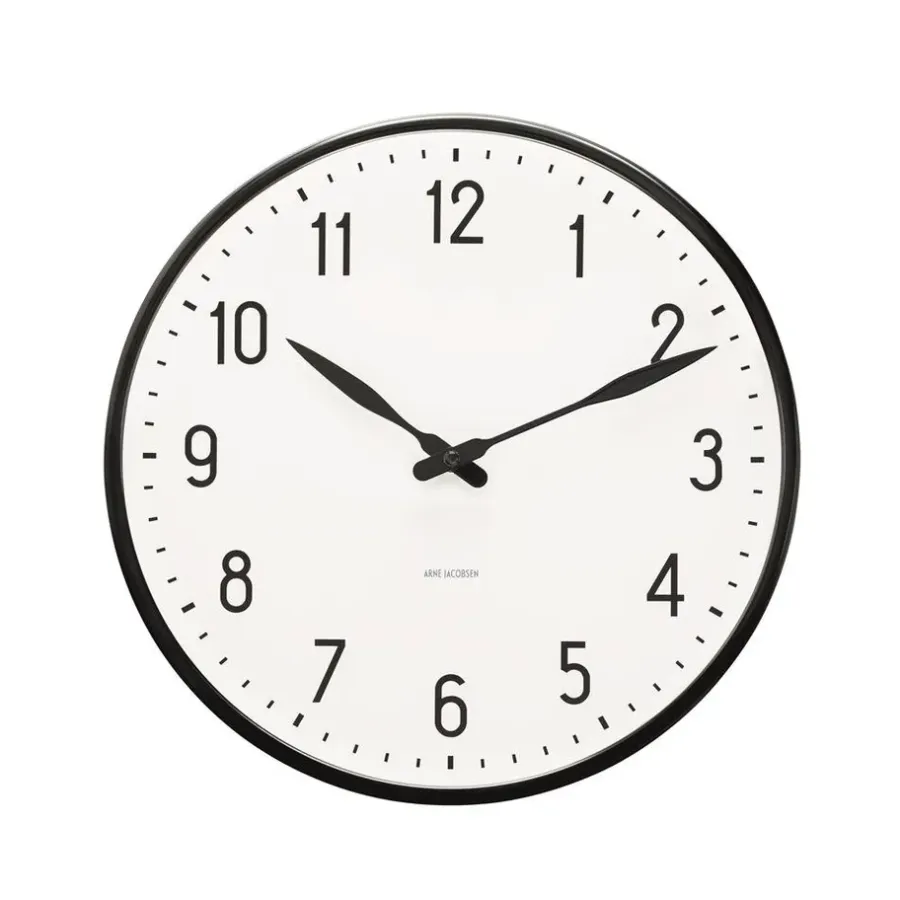 Arne Jacobsen Clocks Arne Jacobsen Station wandklok, Ø29cm< Wandklokken