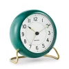 Arne Jacobsen Clocks Arne Jacobsen tafelklok groen, groen< Tafelklokken