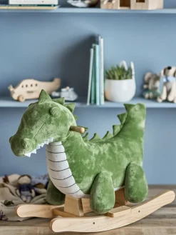 Bloomingville Arnie schommelpaard, Krokodil< Kinderkamer Interieuraccessoires|Kinderkamer Interieuraccessoires