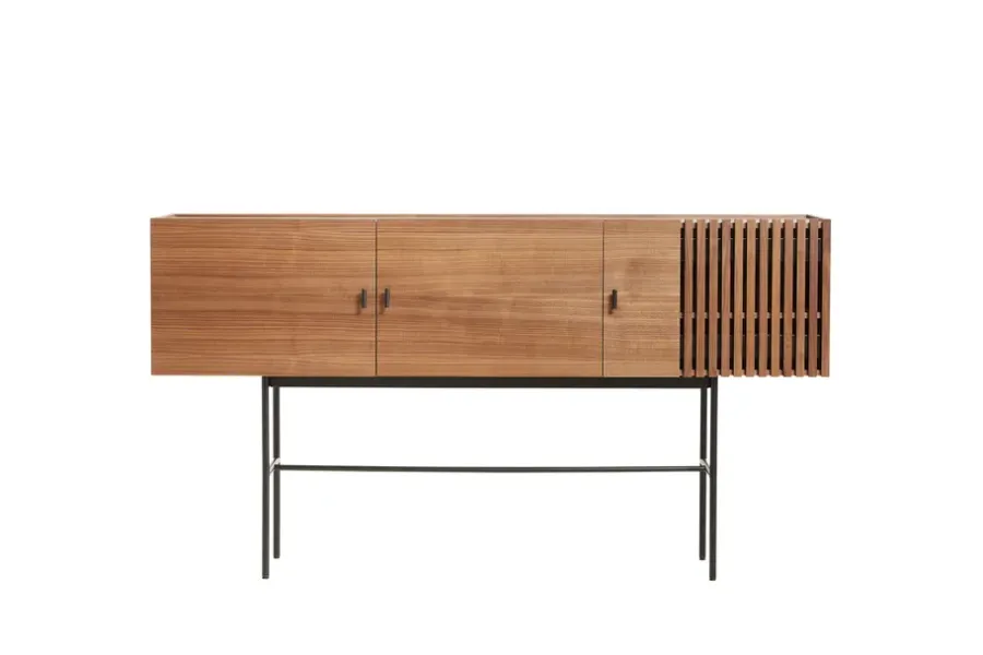 Woud Array bijzettafel, 180 cm, Walnoot< Ladekasten & Dressoirs