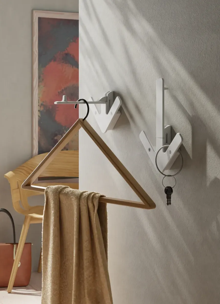 Design House Stockholm Arrow haak, wit< Haken & Hangers