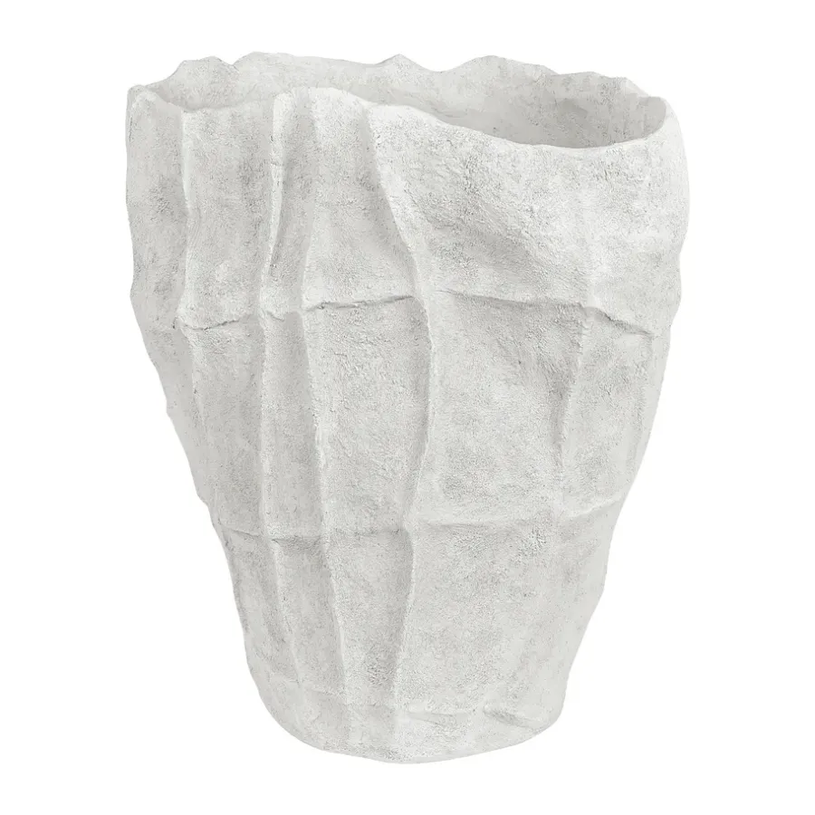 Mette Ditmer Art piece artistic vaas 33,5 cm, Off-white< Vazen