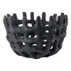 Mette Ditmer Art Piece gevlochten mand, Black< Decoratieve Schalen