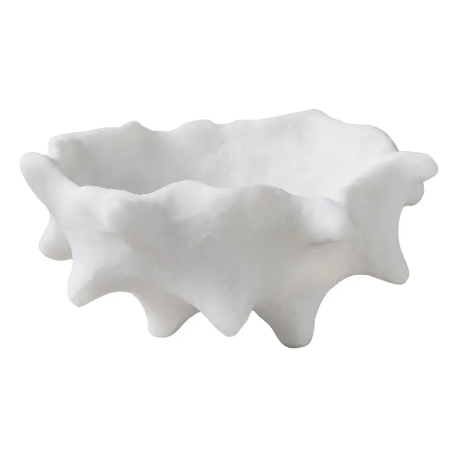 Mette Ditmer Art piece kastanje Ø20 cm, Off-white< Decoratieve Schalen