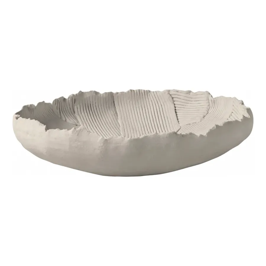 Mette Ditmer Art piece patch schaal Ø35 cm, Sand< Decoratieve Schalen