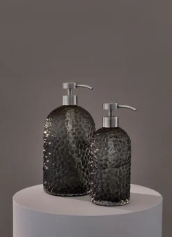 AYTM Arura zeeppompje 16 cm, Svart-silver< Zeepdispensers & Zeepschaaltjes