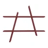 Andersen Furniture A-Shelf wandplank Special Edition, Wine red L 78x12x67 cm< Planken & Planksystemen