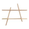 Andersen Furniture A-Shelf wandrek Large 78x12x67 cm, Oak< Planken & Planksystemen