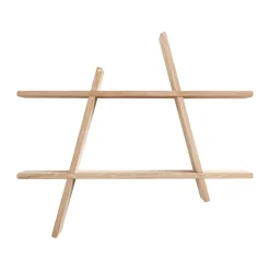 Andersen Furniture A-Shelf wandrek Large 78x12x67 cm, Oak< Planken & Planksystemen