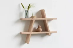 Andersen Furniture A-Shelf wandrek Medium 52x9x46 cm, Oak< Planken & Planksystemen