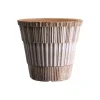 Bergs Potter Atlas raw bloempot met schotel, Rosa, Ø14 cm< Bloempotten