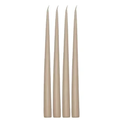 Scandi Essentials Atmosphere dinerkaarsen 4-pack 32 cm, Zand< Kaarsen