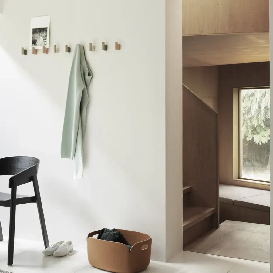 Muuto Attach haak 2-pack, Oak-dark green< Haken & Hangers