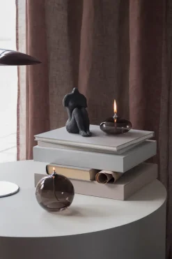 Mette Ditmer Aura olielamp small, Smoke grey< Olie- & Petroleumlampen