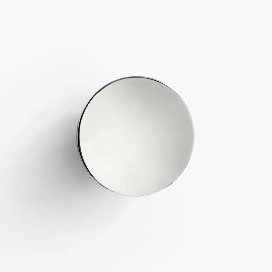 New Works Aura wandspiegel small, Roestvrij staal< Ronde Spiegels|Wandspiegels
