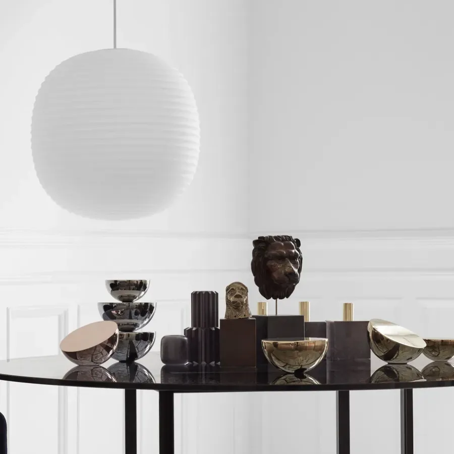 New Works Aura wandspiegel small, Roestvrij staal< Ronde Spiegels|Wandspiegels