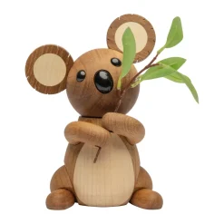 Spring Copenhagen Aussie koala decoratie 17,5 cm, Eik< Houten Beelden