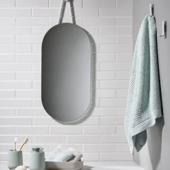 Zone Denmark A-Wall Mirror Spiegel, soft grey, large< Wandspiegels