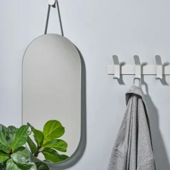 Zone Denmark A-Wall Mirror Spiegel, soft grey, small< Wandspiegels