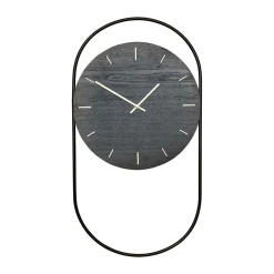 Andersen Furniture A-Wall wandklok 41x76 cm, Black-brass< Wandklokken