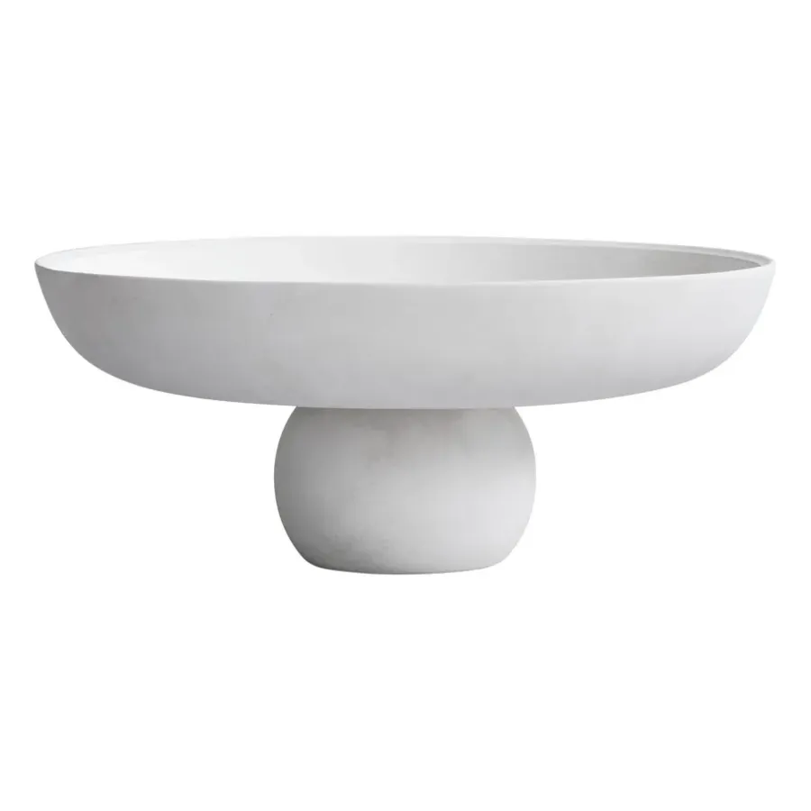 101 Copenhagen Baburu schaal Ø43 cm, Bone White< Decoratieve Schalen