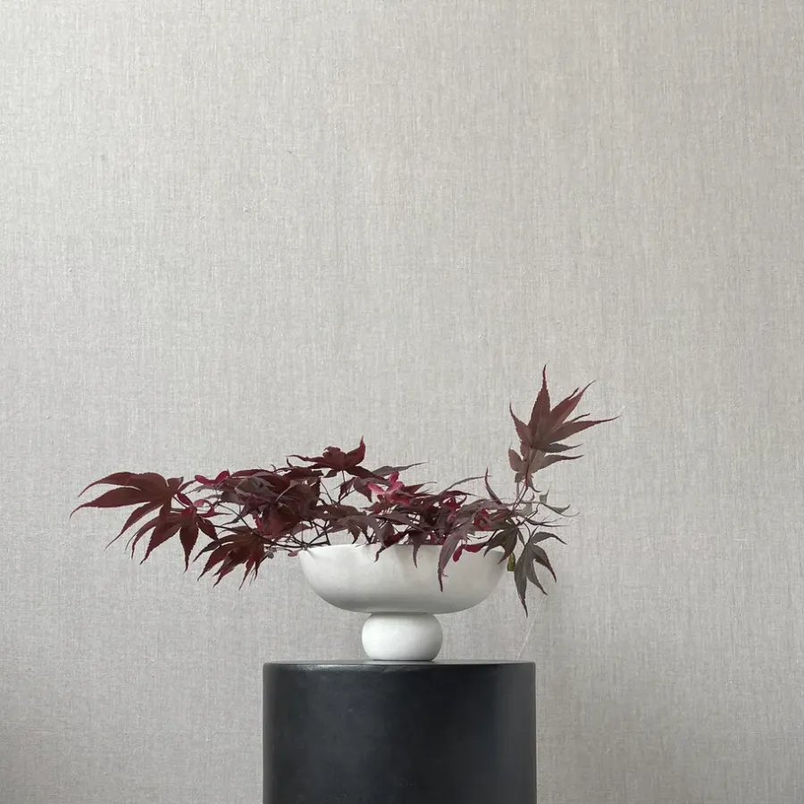 101 Copenhagen Baburu schaal Ø20 cm, Bone White< Decoratieve Schalen