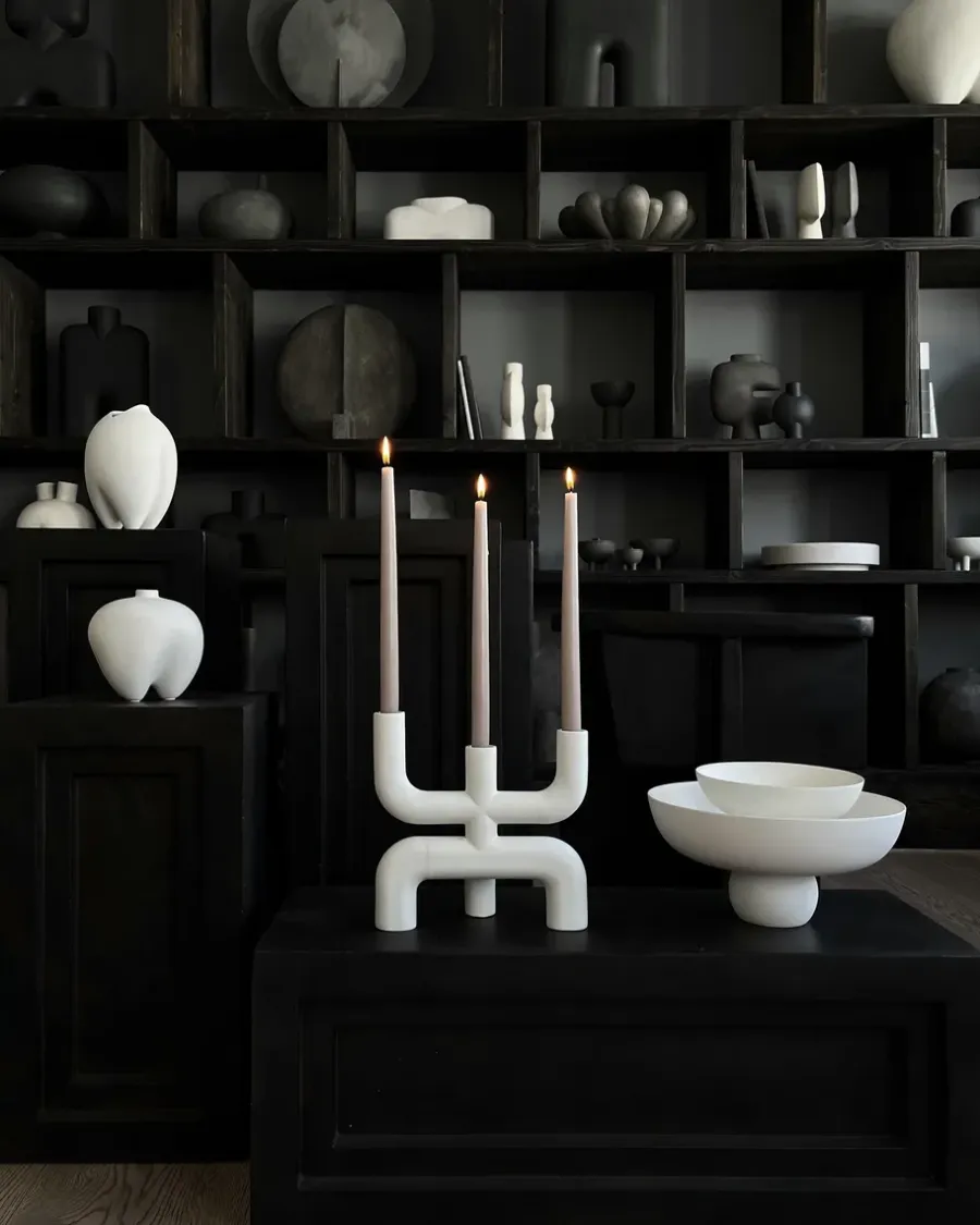 101 Copenhagen Baburu schaal Ø30 cm, Bone White< Decoratieve Schalen