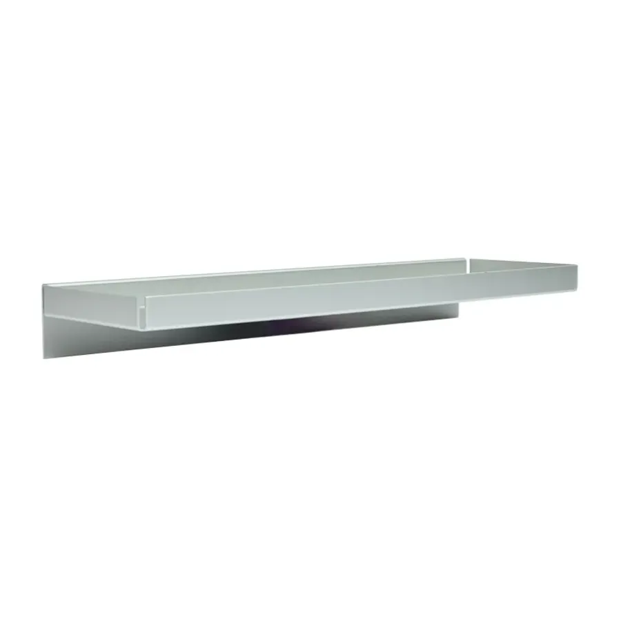 OYOY Bakku wandplank small 16x50 cm, Aluminium< Planken & Planksystemen