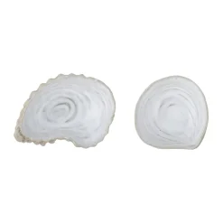 Bloomingville Bakur decoratieschaal schelp 2-delig, Beige-grijs< Decoratieve Schalen