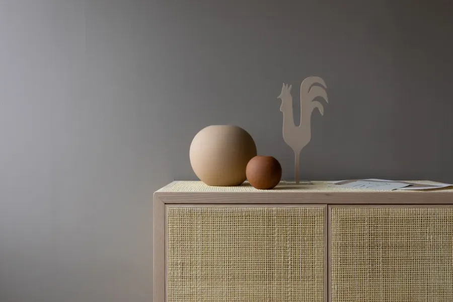 Cooee Design Ball vaas coconut, 10 cm< Vazen