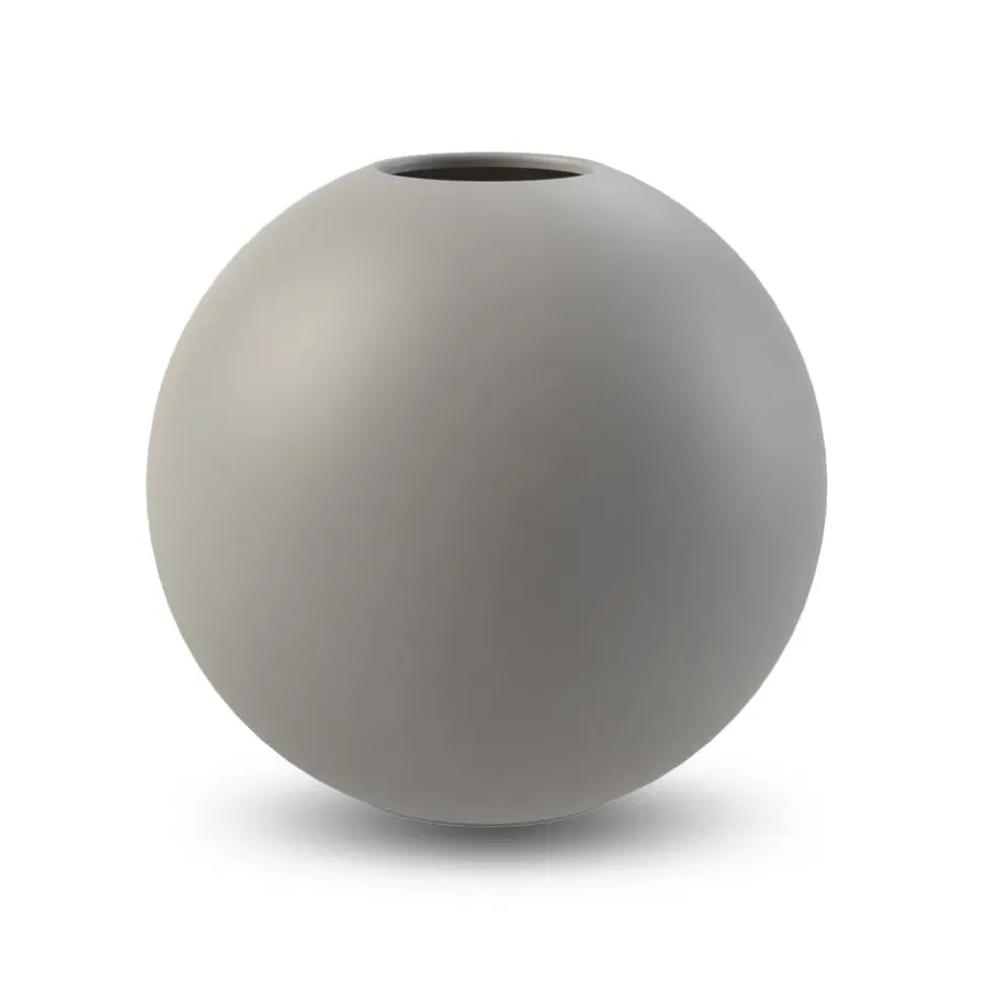 Cooee Design Ball vaas grey, 20 cm.< Vazen