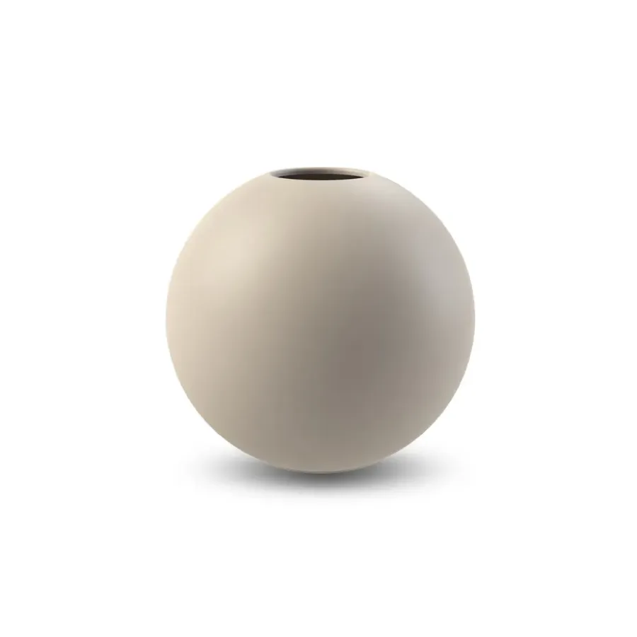 Cooee Design Ball vaas sand, 8 cm.< Vazen