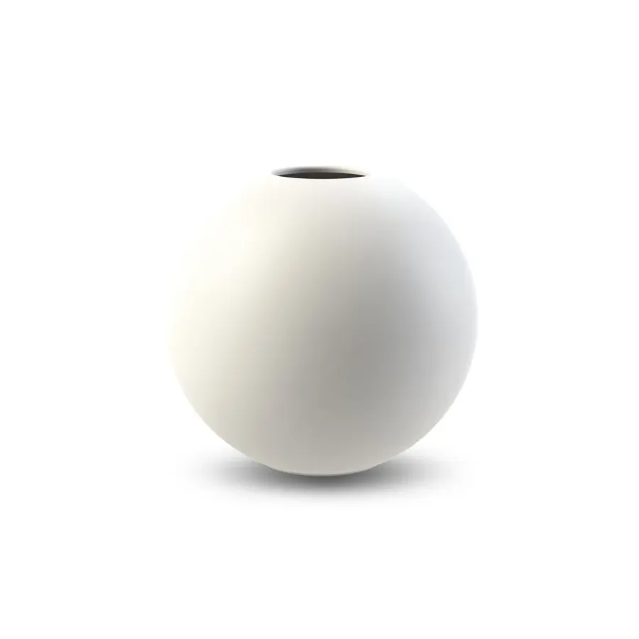 Cooee Design Ball vaas white, 8 cm.< Vazen