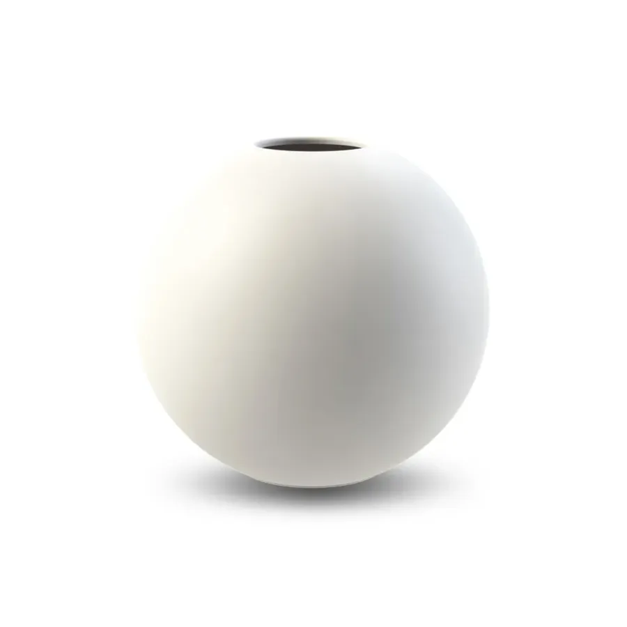 Cooee Design Ball vaas white, 10 cm.< Vazen
