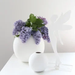 Cooee Design Ball vaas white, 10 cm.< Vazen
