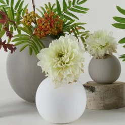 Cooee Design Ball vaas white, 10 cm.< Vazen