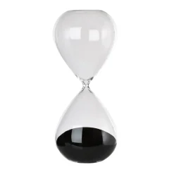 POLSPOTTEN Ball zandloper L 38 cm, Zwart< Decoratieve Accessoires