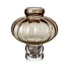 Louise Roe Balloon vaas 20 cm, Smoke< Vazen